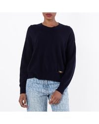 Versace - Medusa 95 Cashmere-Blend Boxy Sweater, Brand Size 40 (Us - Lyst