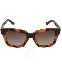 Ferragamo - Brown Gradient Rectangular Sunglasses  214 53 - Lyst