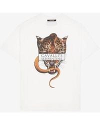 Roberto Cavalli - Jaguar And Snake Print T-Shirt - Lyst