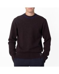 Burberry - Ekd Embroidered Wool-Blend Sweater - Lyst