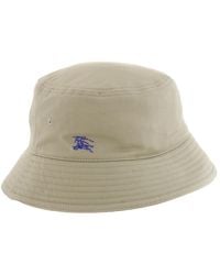 Burberry - Equestrian Knight Embroidered Cotton Bucket Hat - Lyst