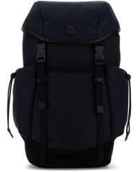Moncler - Midnight Canvas Backpack - Lyst