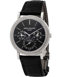 Patek Philippe Grand Complication Automatic 18 Kt White Gold Watch -010 - Black