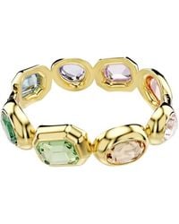 Swarovski - Gema Oversized Crystals Cuff Bracelet - Lyst