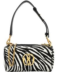 Bally - Emblem Rox Logo Plaque Leather Shoulder Bag - Lyst