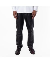Bally - Leather Trousers - Lyst