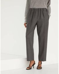 Brunello Cucinelli - Wool Relaxed Trousers, Brand Size 50 (Us - Lyst