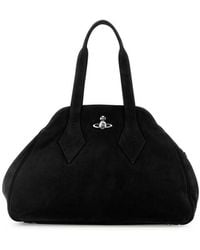 Vivienne Westwood - Suede Large Yasmine Shoulder Bag - Lyst