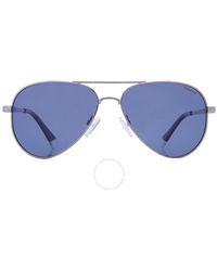 Polaroid - Blue Pilot Sunglasses - Lyst