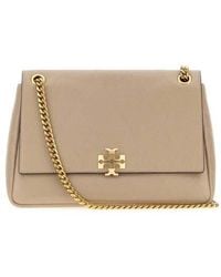 Tory Burch - Dove Leather Charlie Shoulder Bag Borse A Mano - Lyst