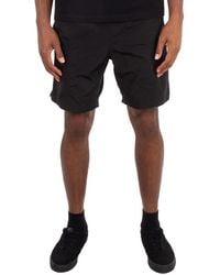 Ami Paris - Nylon Canvas Swim Shorts - Lyst