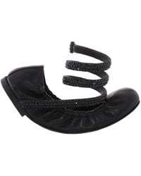 Rene Caovilla - Rene Caovilla Cleo 10 Crystal Ballerinas - Lyst