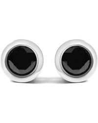 Haus of Brilliance - 925 Sterling 9 1/2 Cttw Round Brilliant-Cut Diamond Stud Earrings With Screw Backs - Lyst