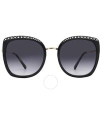 Guess Factory - Smoke Gradient Butterfly Sunglasses Gf0381 01b 56 - Lyst