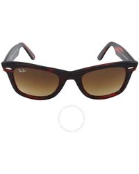 Ray-Ban - Original Wayfarer Bio Acetate Brown Gradient Square Sunglasses - Lyst