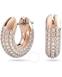 Swarovski - Ladies Small Dextera Hoop Earrings - Lyst