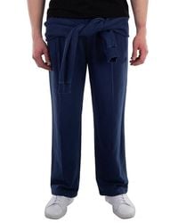 Burberry - Muted Reconstructed Tailored Cotton Trousers, Brand Size 52 (Waist - Lyst