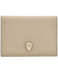 BVLGARI - Serpenti Forever Leather Card Holder - Lyst