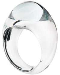 Baccarat - Tango Sterling, Crystal Ring 2612069 - Lyst