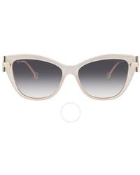 Ferragamo - Grey Gradient Cat Eye Sunglasses Sf928s 290 55 - Lyst