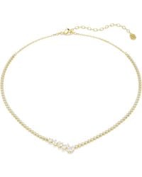 Swarovski - Mesmera Necklace, Mixed Cuts, 18K Finish - Lyst