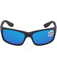 Costa Del Mar - Jose Blue Mirror Polarized Glass Rectangular Sunglasses Jo 01 Obmglp - Lyst