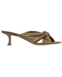 Jimmy Choo - Avenue 50 Mm Nappa Leather Mules, Brand Size 35 Us - Lyst