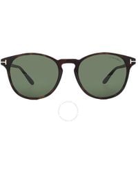 Tom Ford - Lewis Green Oval Sunglasses Ft1097 52n 53 - Lyst