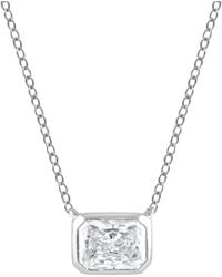 Brilliant Diamond - 14Kt 0.60 Carat Lab Grown Diamond Pendant Necklace For - Lyst