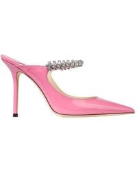 Jimmy Choo - Bing 100 Patent Leather Mules, Brand Size 34 Us - Lyst