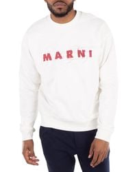 Marni - Wrinkled Logo Sweatshirt - Lyst