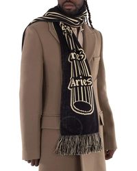 Aries Arsenal Bust Logo Scarf in White for Men | Lyst UK Aries Arsenal Bust Logo Scarf in White for Men | Lyst UK