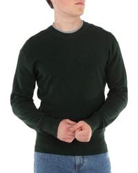 Burberry - Crew Neck Wool Jumper - Lyst