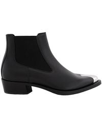 McQueen - Punk Chelsea Ankle Boots, Brand Size 43 Us - Lyst