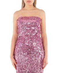 ROTATE BIRGER CHRISTENSEN - Ladies Sequin Crop Top - Lyst