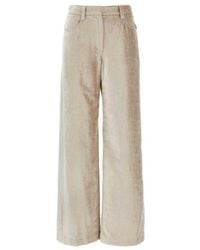 Brunello Cucinelli - Wide-Leg Trousers, Brand Size 42 (Us - Lyst