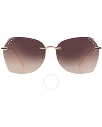 Guess Factory - Brown Gradient Butterfly Sunglasses Gf0384 32f 61 - Lyst