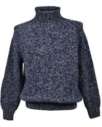 Brunello Cucinelli - Cashmere Blend Turtleneck Sweater, Brand Size 44 (Us - Lyst
