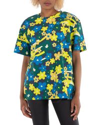 Marni - Multicolor Flower Print T-shirt - Lyst