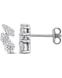Created Forever - 3/4 Ct Lab Grown Diamond Tw Fashion Post Earrings - Lyst