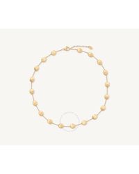 Marco Bicego - Siviglia 18k Gold Large Bean Adjustable Necklace - Lyst