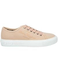 Ferragamo - Salvatore Pink Lemonade Mediterr Low Cut Sneakers - Lyst