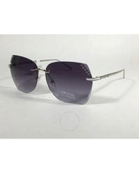 Guess Factory - Smoke Gradient Butterfly Sunglasses Gf0384 10b 61 - Lyst