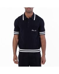 Balmain - Signature Embroidery Polo Shirt - Lyst