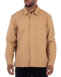 Tommy Hilfiger - Twill Relaxed Fit Shirt Jacket - Lyst