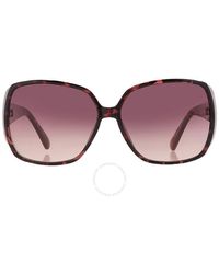 Guess Factory - Bordeaux Gradient Butterfly Sunglasses Gf0426 54t 61 - Lyst