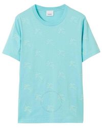 Burberry - Ekd Print Margot Cotton T-Shirt, Brand - Lyst