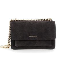 Michael Kors - Michael Shoulder Bag With Chain Strap And Front Logo - Lyst