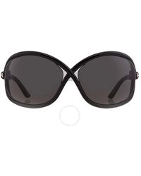Tom Ford - Bettina Smoke Butterfly Sunglasses Ft1068 01a 68 - Lyst