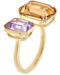 Swarovski - Millenia Octagon Cut Open Ring, Size 52 - Lyst